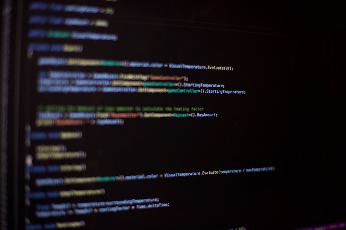 a computer screen with a bunch of text on it