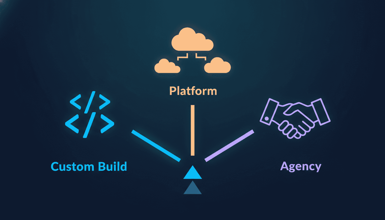 AI MVP: Build Custom vs Use Platforms vs Hire an Agency