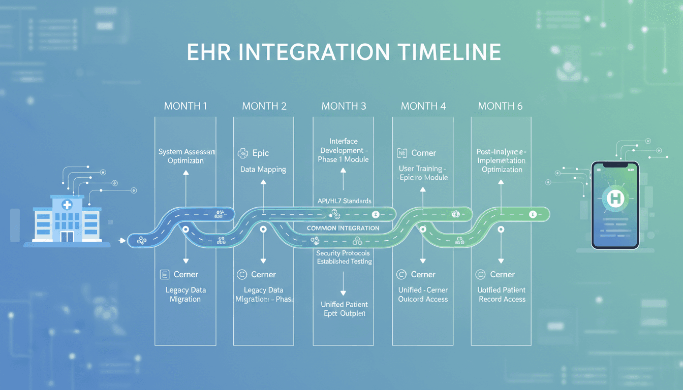 EHR Integration for Startups: Epic, Cerner, and the 6-Month Timeline