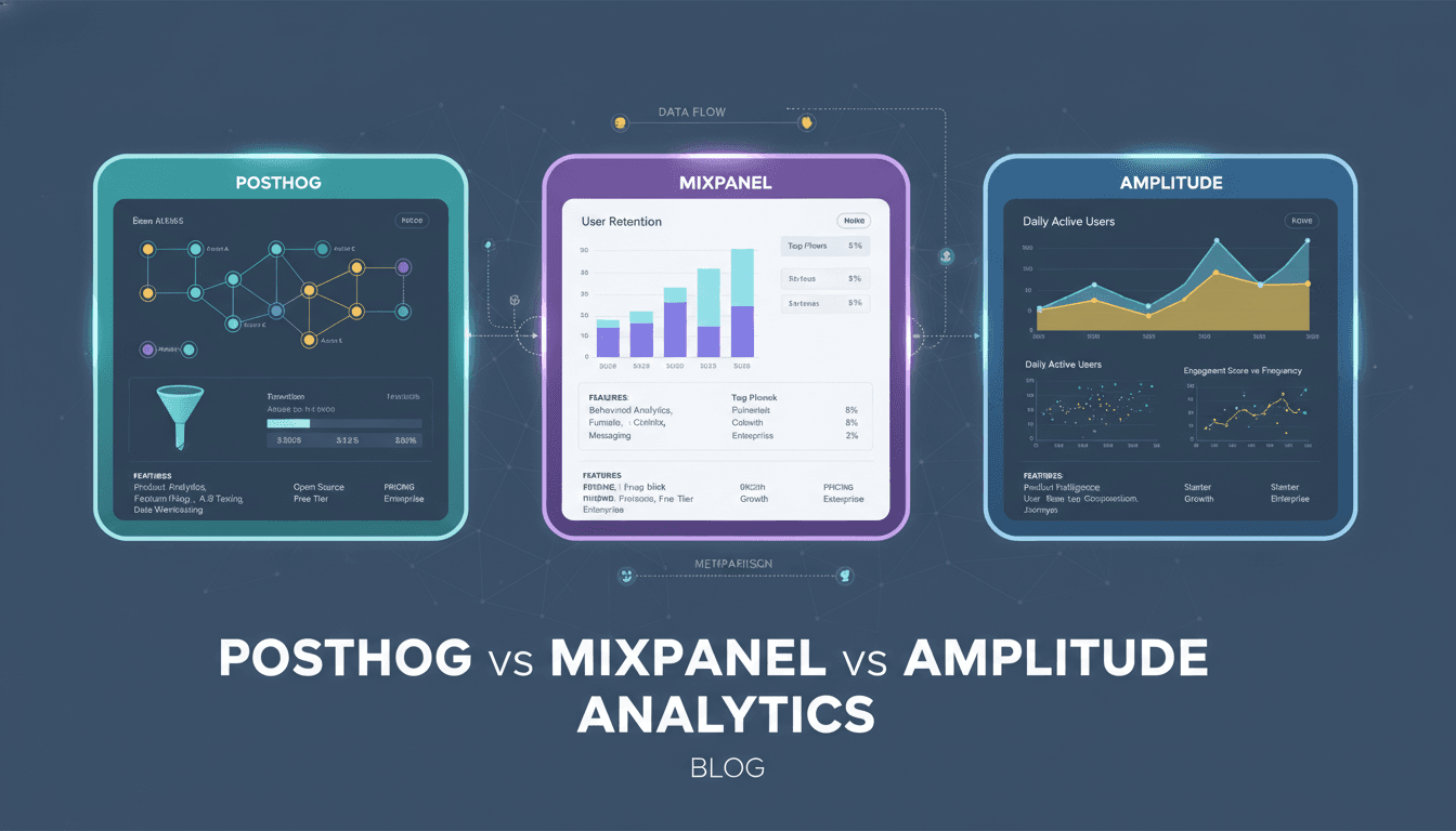 PostHog vs Mixpanel vs Amplitude: Analytics for Bootstrapped Startups