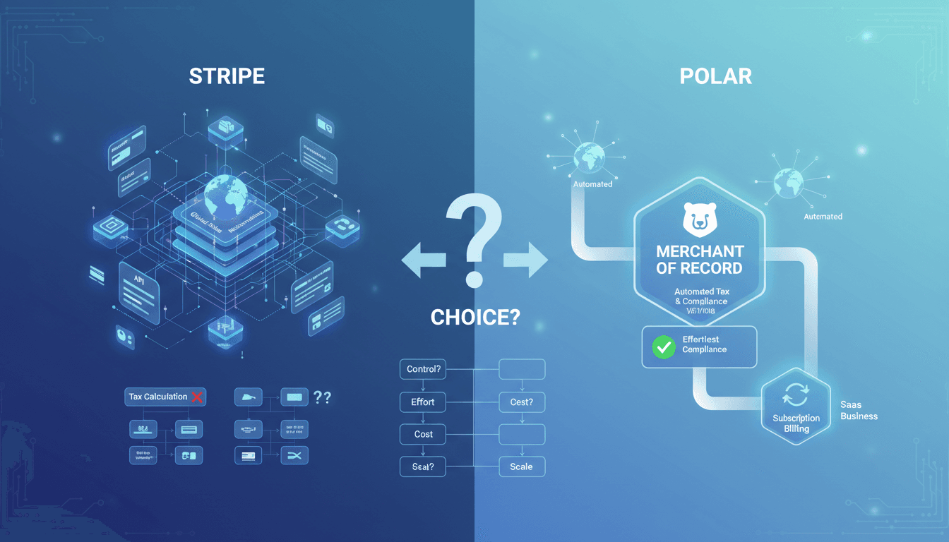 Stripe vs Polar: Merchant of Record for SaaS Founders